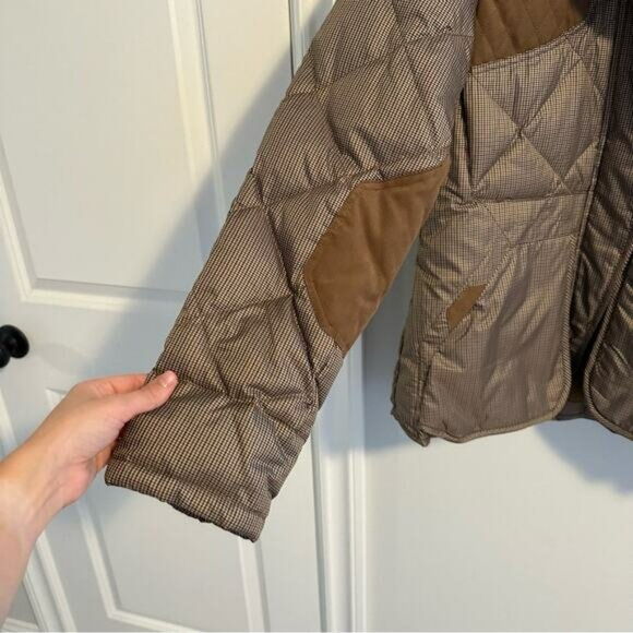 Eddie Bauer Brown Hunting Skyliner Goose Down Puffer Jacket Small - Picture 12 of 14